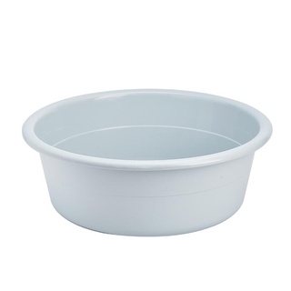 กะละมังกลมพลาสติก รุ่น  62 CM HW.GRY ความจุ 37 ลิตร สีเทา สายยาง ที่ฉีดน้ำ Round Plastic Basin, Model 62 CM HW.GRY, Size