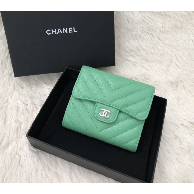 very like new Chanel trifold wallet