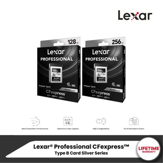 Lexar® Professional CFexpress™ Type B Card SILVER Series (ซีเอฟการ์ด) ความจุ 128/256 GB