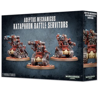 [200Bพร้อมส่ง] Warhammer: 40K: ADEPTUS MECHANICUS KATAPHRON BATTLE SERVITORS โมเดลเกมสนามจำลอง