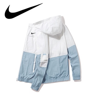 Nike เสื้อแจ็กเก็ตกันลม กันน้ํา ระบายอากาศ แห้งเร็ว