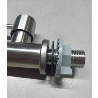 แป้นรองก๊อกซิงค์ ก๊อกอ่าง สแตนเลส 304 แหวนล็อคใต้อ่างพลาสติก-ทองเหลือง แข็งแรง ใช้ได้นาน!! KFH-263 - รูปที่ 4