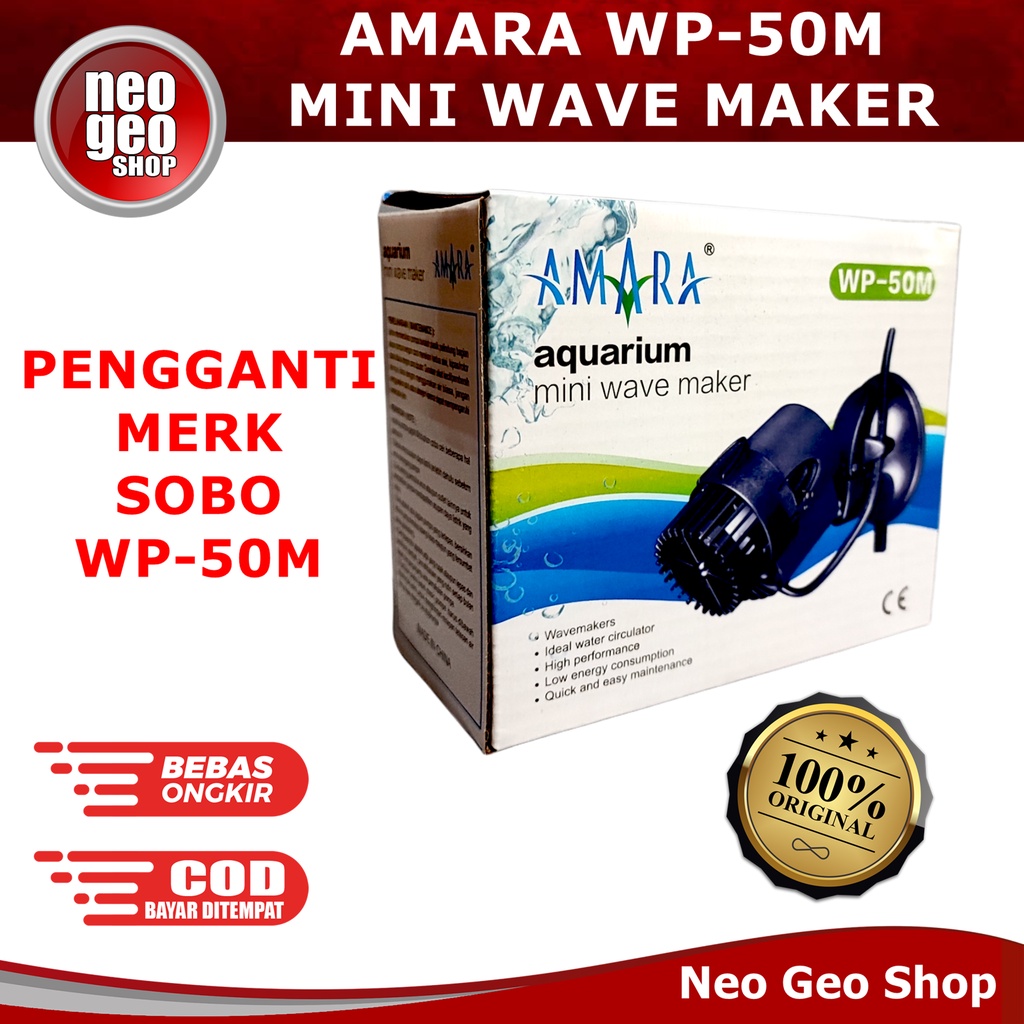 MESIN Sobo Sebo Wp50 Wp 50 Wave Pump Machine Wave Maker Aquarium
