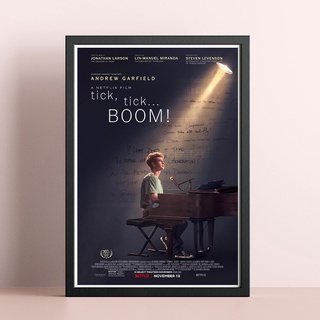 tick, tick...BOOM! Poster (2021)  Andrew Garfield, Jonathan Larson, Alexandra Shipp ภาพขนาด 33x48 cm