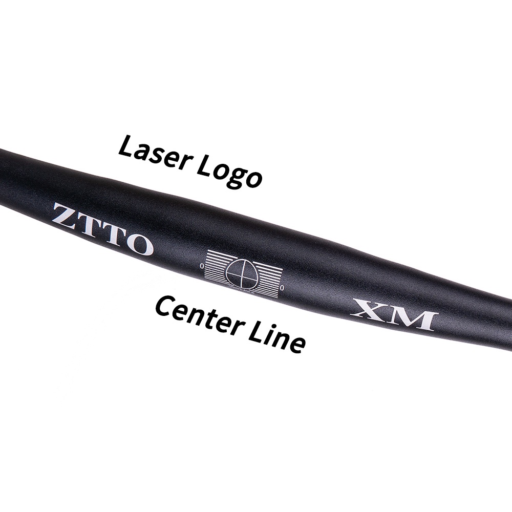 Ztto XM แฮนด์บาร์จักรยาน อะลูมิเนียมอัลลอย หนา 6 องศา 720 มม. 780 มม. 31.8 มม. สีดํา สําหรับรถจักรยานเสือภูเขา — صورة 3