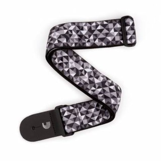 Planet Waves สายสะพายสำหรับกีตาร์และเบส T20W1508 Woven Guitar Strap, African Geometrics, Grey