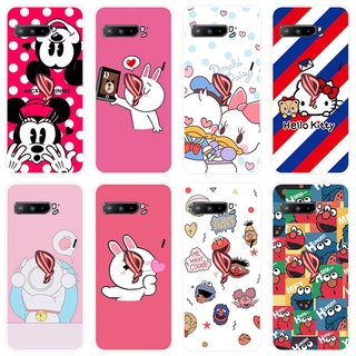 เคสสำหรับ Asus ROG Phone 3 Case Silicone Back Cover Soft Casing Asus ROG Phone3 ZS661KLRog3 cartoon TPU เคส