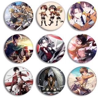 เข็มกลัดหมุดพลาสติกรูปทรง kyojin captain levi