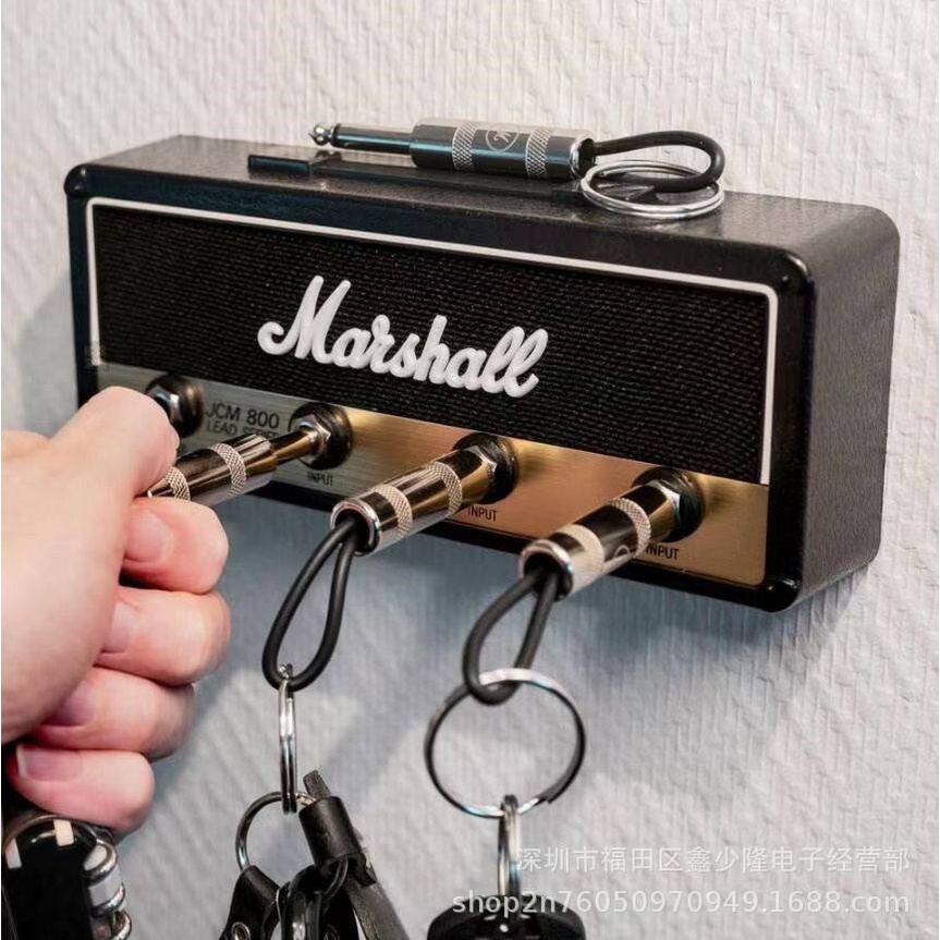 พร้อมส่ง⚡️ ที่แขวนกุญแจ Fender//Marshall ที่เก็บกุญแจติดผนัง Marshall Jcm800 Jack Rack