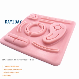 ✣✻﹍Teaching model Laparoscopic simulator Stitching 3D Silicone Suture Practice Pad for Doctor Nurse Student practice