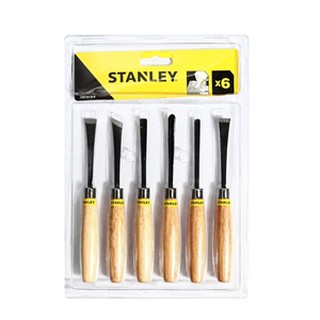 STANLEY (สแตนเล่ย์) 16-120 ชุดสิ่วแกะสลักไม้ 6 ชื้น(S351-16120)