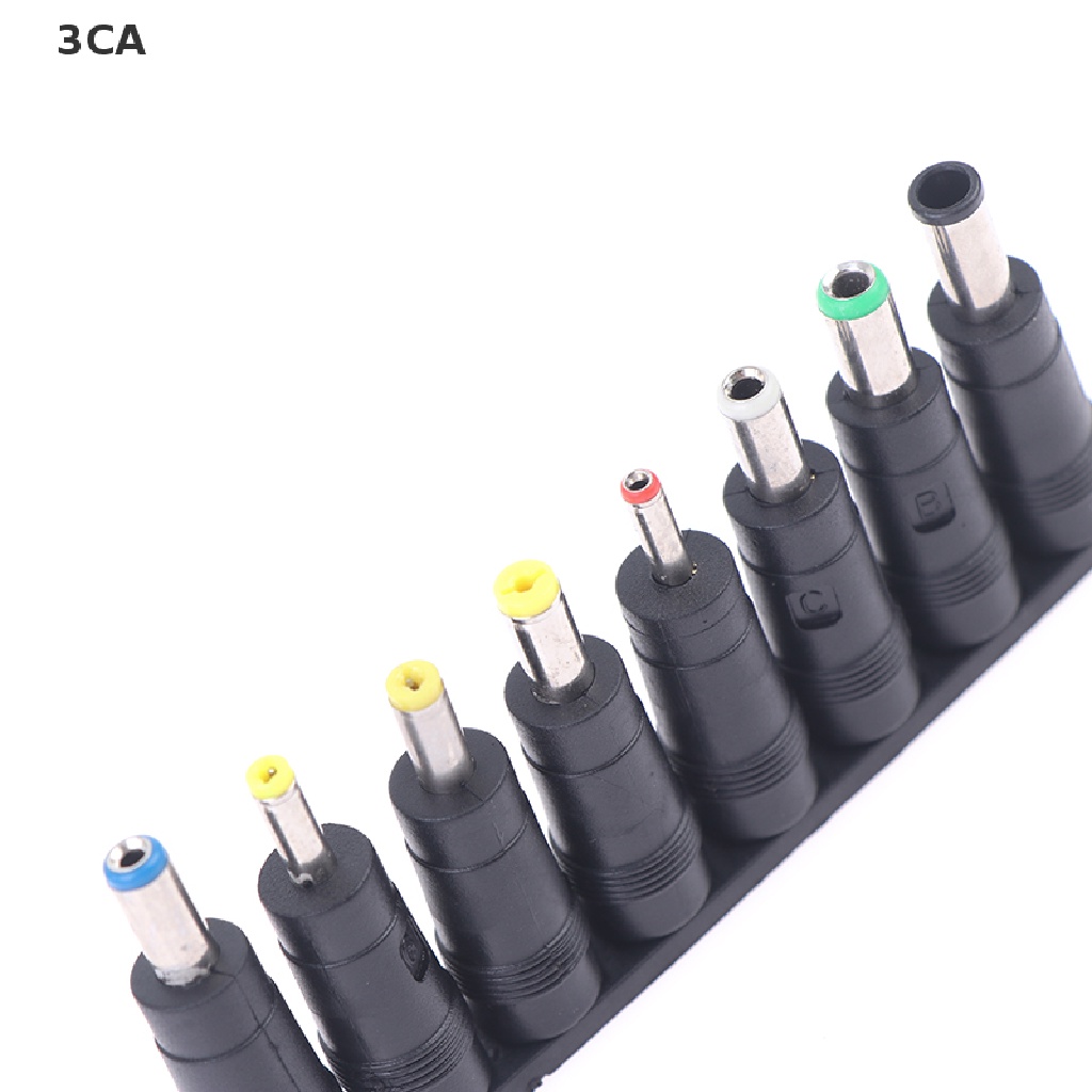 3CA 8Pcs Laptop DC Power Adapter Conversion Head(3.5-6.4mm)5.52.1mm USB ...