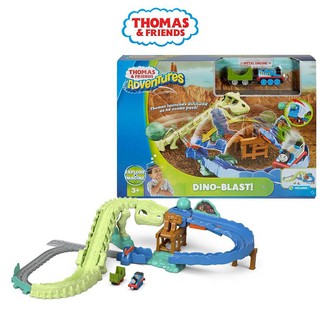 Thomas &amp; friends Adventures Dino-Blast รถไฟโทมัส ชุดรางรถไฟ ของแท้ (FJP86)