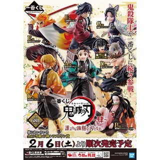 [พร้อมส่ง]ฟิกเกอร์ Bandai Ichiban Kuji ดาบพิฆาตอสูร “Kimetsu no Yaiba –Shi- Dare yori mo Kyojin na Yaiba to nare”