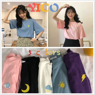 YICO❤️รวมลายเสื้อ Oversize สไตล์เกาหลี มีเก็บเงินปลายทาง