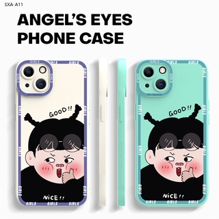 Samsung Galaxy A11 A12 A31 A32 A42 A51 A71 4G 5G เคสซัมซุง สำหรับ Case Little Girl เคส เคสโทรศัพท์ เคสมือถือ Silicone Cases