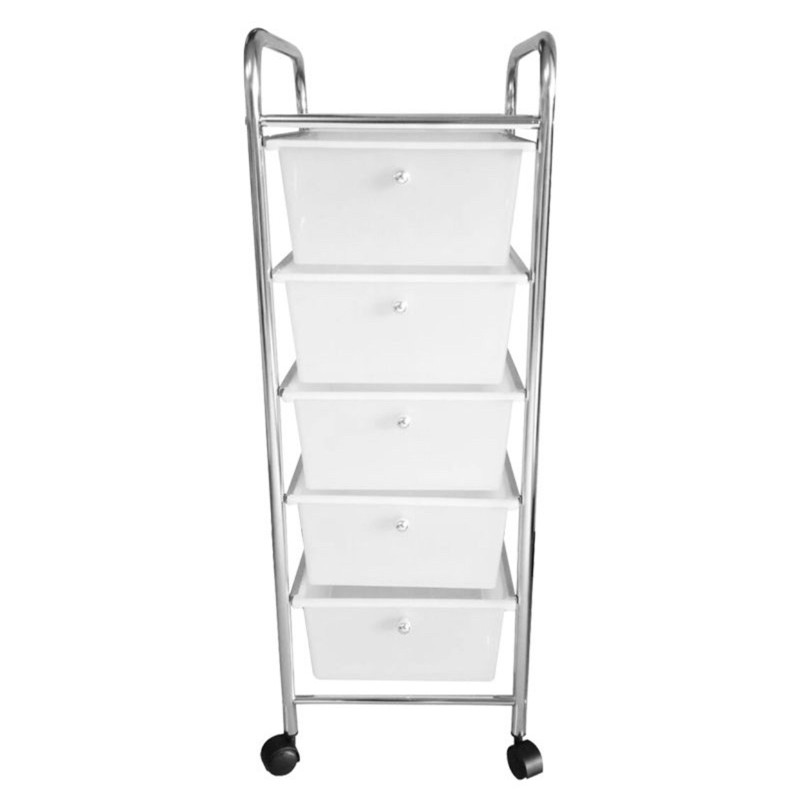 KASSA HOME ชั้นวางของ 5 ลิ้นชัก พร้อมล้อเลื่อน รุ่น SALON-NAP021-PS5T