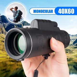 G&amp;M กล้องส่องทางไกล กล้องดูนก Monocular 40x60 mm กำลังขยาย 40 เท่า กล้องส่องนก กล้องส่องทางไกลตาเดียว