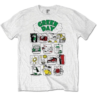 T-shirt  เสื้อยืดแขนสั้น พิมพ์ลายวงร็อค Dookie Rrhof สีขาว สําหรับผู้ชายS-5XL