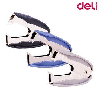 ที่ถอนลวด ที่ดึงลวด ที่แกะแม็ก ที่ถอนลวดเย็บกระดาษ Deli 0232 Staple Remover คละสี 1 ชิ้น [S24]