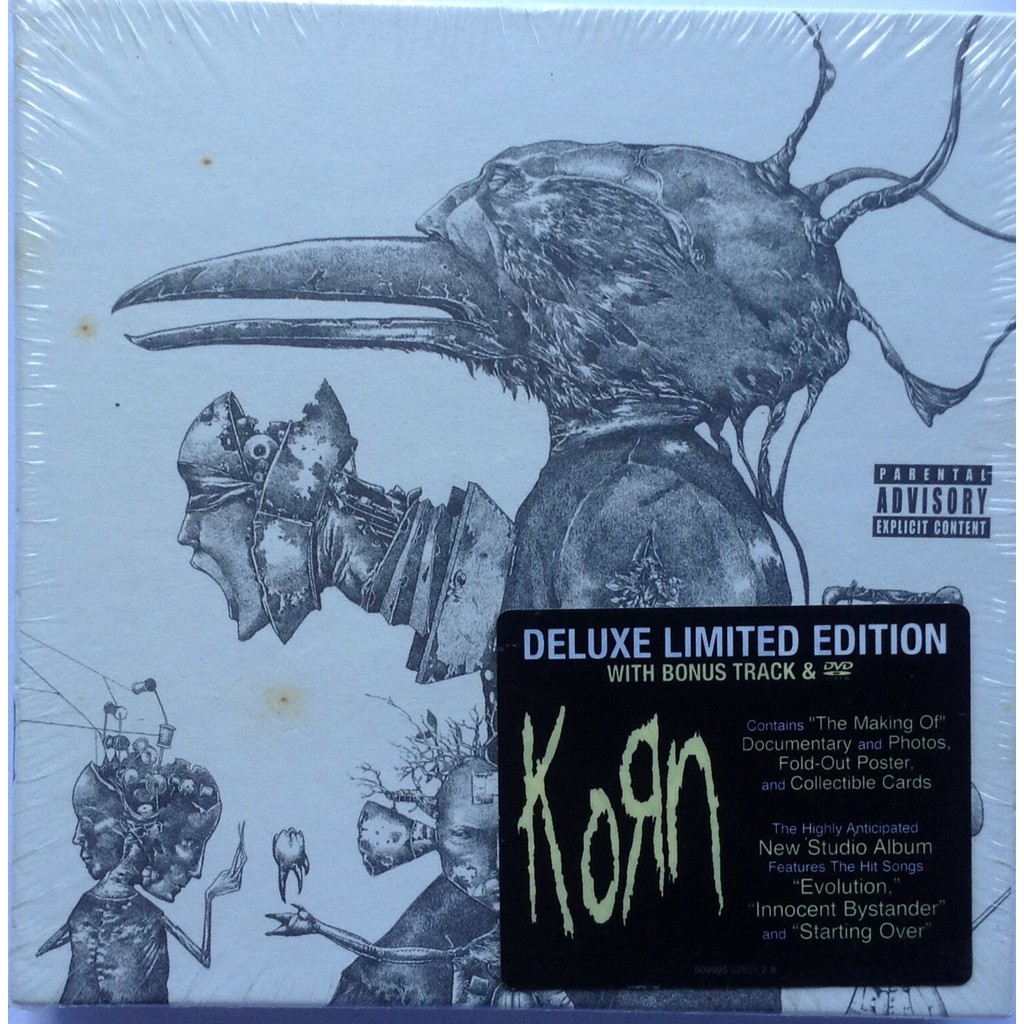 CD + DVD ซีดีเพลง + ดีวีดี Korn Deluxe Limited Edition ลิขสิทธิ์ ซีล