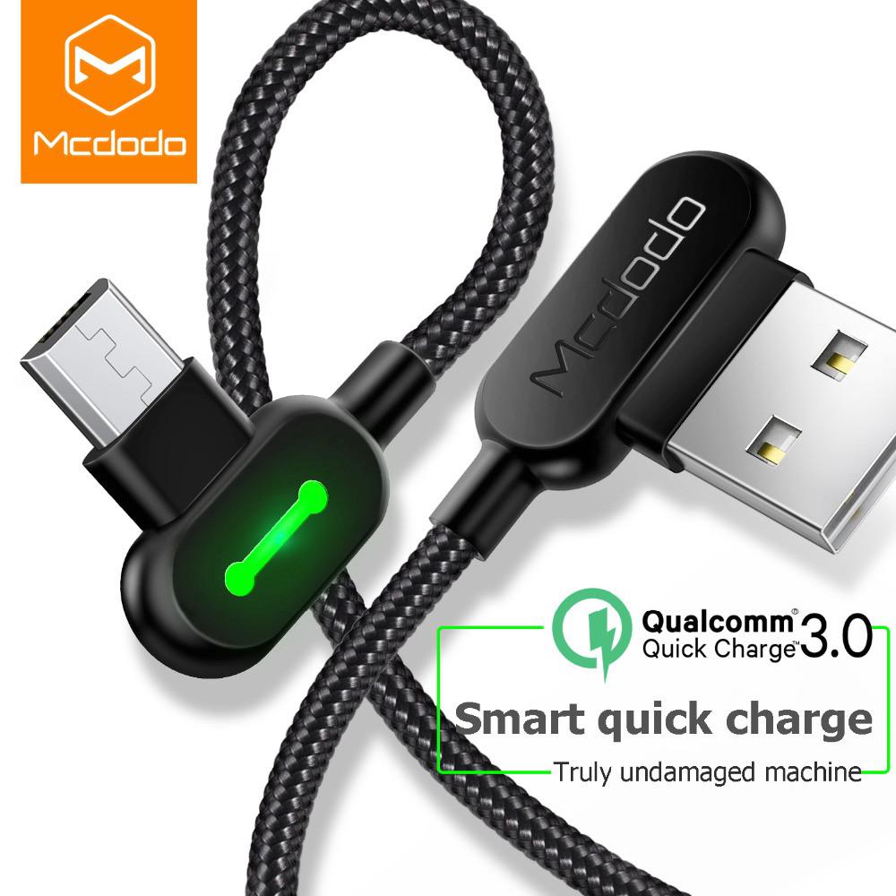 MCDODO Mirco USB Fast Charging LED Game Cable UBG LED Cord Android