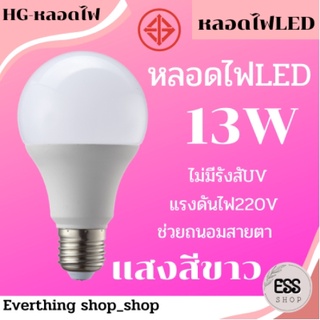 หลอดไฟ LED SlimBulb light ใช้ไฟฟ้า220V หลอดไฟขั้วเกลียว ขั้ว E27 13W