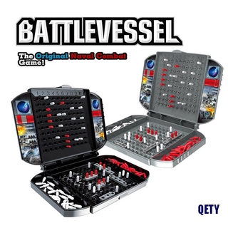 (QETY)Battleship The Classic Naval Combat Strategy Board Games Board Game