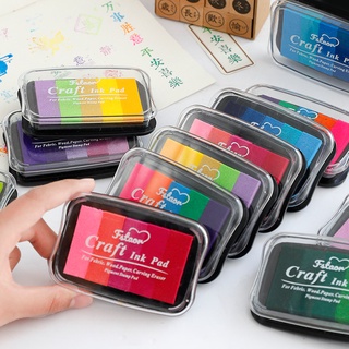 ENWEI Gradient Color Ink Pad Stamp Special Vintage Inkpad DIY Tools Journal DIY Scrapbooking Creative Stationery