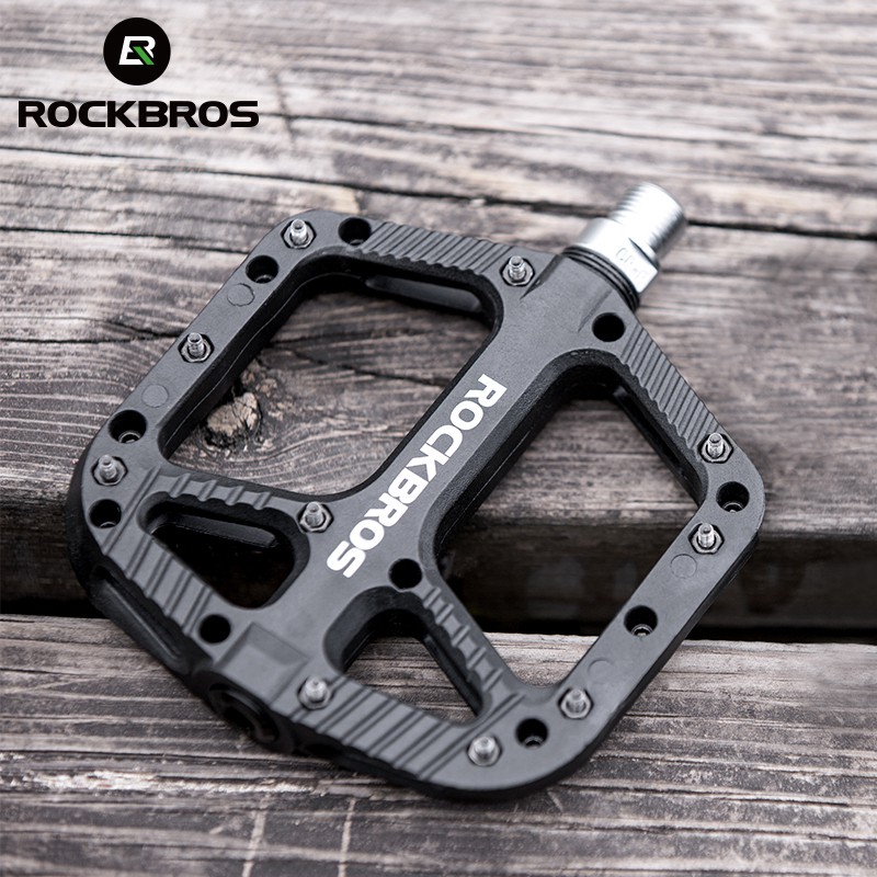 ROCKBROS ที่เหยียบจักรยาน แพลตฟอร์มไนล่อนไฟเบอร์ แบน สําหรับจักรยานเสือภูเขา