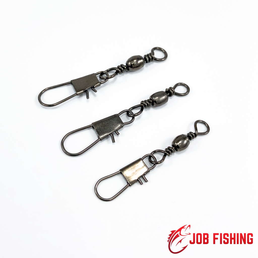 กิ๊ฟติดลูกหมุน (14 ตัว) กิ๊ฟตกปลา แข็งแรง ทนทาน [LDG] - รูปที่ 2