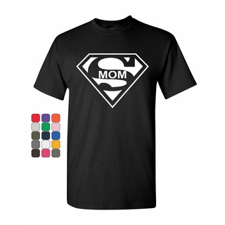 เสื้อยืดผ้าฝ้าย พิมพ์ลาย Super Mom Superhero Parody Mothers Day PGjolj66NOddig99 สําหรับคุณแม่Size S-5XL