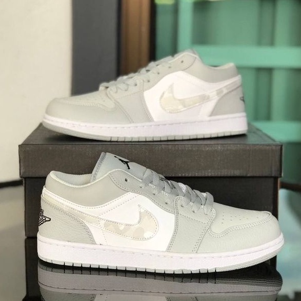 jordan 1 low white grey camo