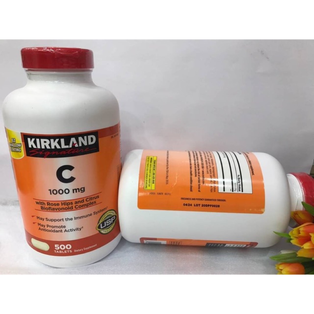 KIRKLAND Signature Vitamin C 1000 mg. with Rose Hips and Citrus