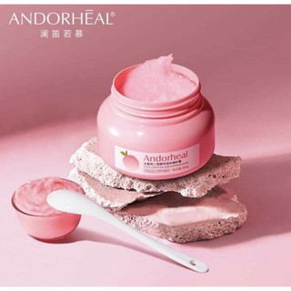 Andorheal Honey Peach Two Split Yeast Body Scrub 350g สครับผิวกาย สครับน้ำผึ้งลูกพีช