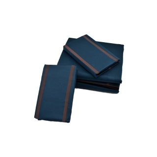 LOFTYSOFT ชุดผ้าปูที่นอน 5-6ฟุต Cotton Silk 550 เส้นด้าย Charisma Collection - Royal Blue
