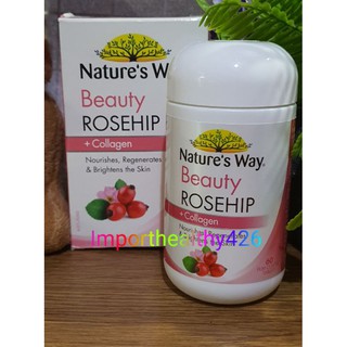 Nature’s way Beauty Rosehip + Collagen ผิวสวย กระจ่างใสจากภายใน ลดแผลเป็น