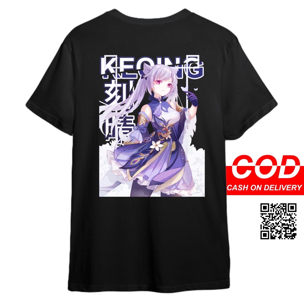 เสื้อยืด KEQING GENSHIN IMPACT - เสื้อยืด DISTRO สําหรับผู้ชายและผู้หญิง KEQING GENSHIN IMPACT DESIG