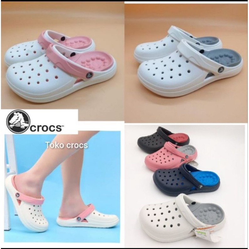 รองเท้าแตะ Crocs สําหรับผู้ชายและผู้หญิง/ผู้หญิง& 39;s รองเท้าแตะ/ผู้ชาย& 39;s / unisex Crocs Reviva