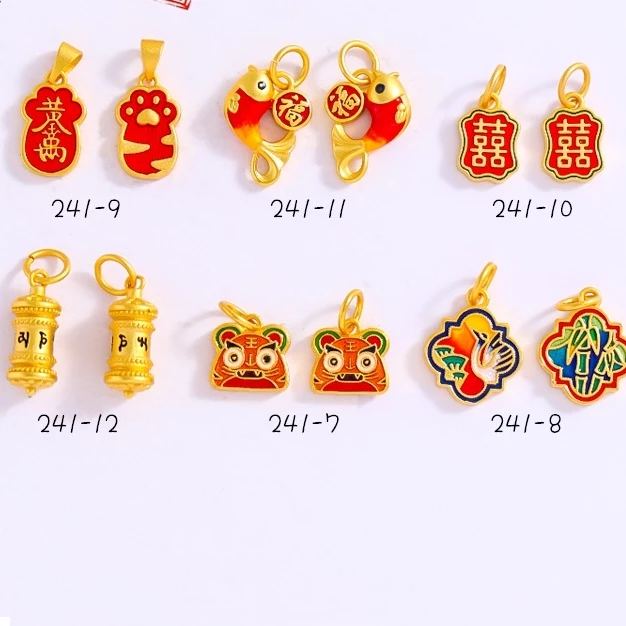 สร้อยคอ สร้อยข้อมือ ประดับลูกปัด ลายหัวเสือ กรงเล็บปลาคาร์ฟ หกตัวอักษร thumbnail 4