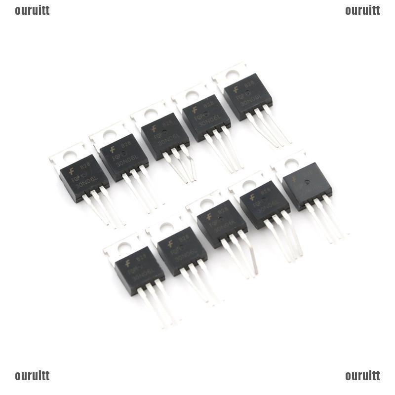 Lotto 10 Pezzi Transistor FQP3P50 P-Channel MOSFET TO-220
