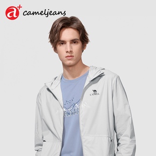 Cameljeans เสื้อแจ็กเก็ต เสื้อกีฬา กันแดด ระบายอากาศ ป้องกันรังสีอัลตราไวโอเลต สําหรับผู้ชาย