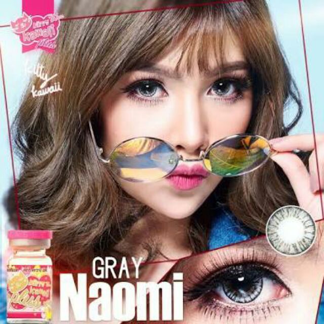 คอนแทคเลนส์รุ่น naomi gray