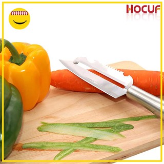 HOCUF มีดปอกผลไม้สเตนเลสปลายแหลม 3 in 1 HCF-1716