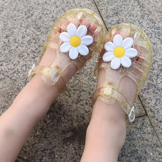 รองเท้าแตะเด็ก ซี่สำหรับเด็กผู้หญิง นิ้วเท้าเจลลี่เจ้าหญิง SJ5392