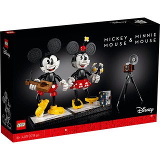 Lego Exclusives 43179 Mickey Mouse &amp; Minnie Mouse Buildable Characters