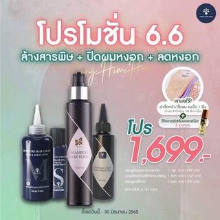 โปรโมชั่น 6.6 ชุดปกปิดผมขาวพร้อมบำรุง(ชุดกลาง)