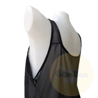Nana905-925 เสื้อกล้ามซับในซีทรู คอลายลูกไม้ ไซส์ L-XL