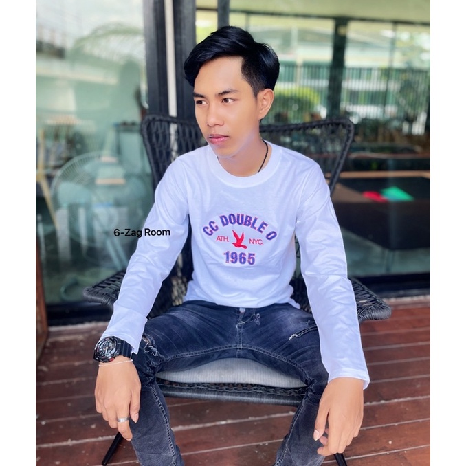 💥ลดล้างสต๊อก 💥 เสื้อยือแขนยาว CCOO 1965 งานปัก-งานป้าย🔖 Long 01 (SMLXL)