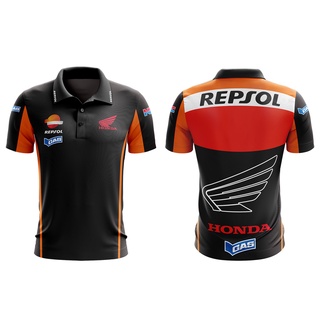 MOTOSHIRT เสื้อโปโล HONDA HO-A08-19